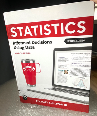 #ad #ad Statistics : Informed Decisions Using Data 7th edition LOOSE PAGES See Photos $170.00