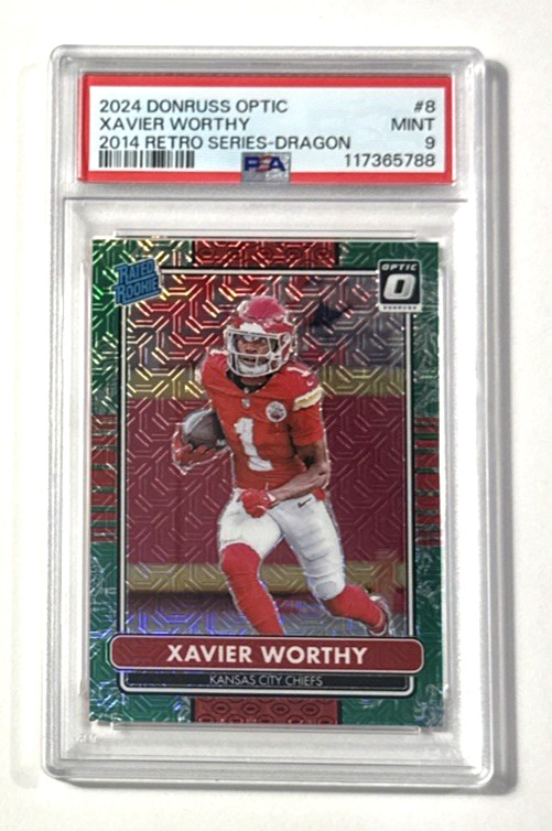 Xavier Worthy Panini Donruss Optic 2014 Retro Series #8 Dragon