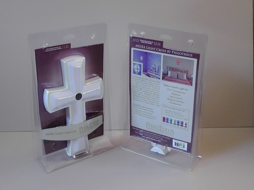 MEIRA Lichtkreuz SILBER (bewegungsmeldergesteuert 10" beleuchtendes Wandkreuz) - Bild 4 von 5