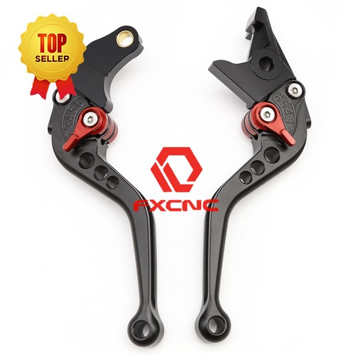 For Bandit 1200 2001-2006 CNC Short Brake Clutch Levers Bandit 1250 07-11 Black - Picture 6 of 14