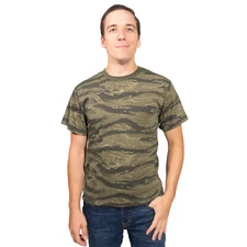 Fits Tiger Stripe Camo  T-Shirts Vintage Tagless 2XL67876-2XL