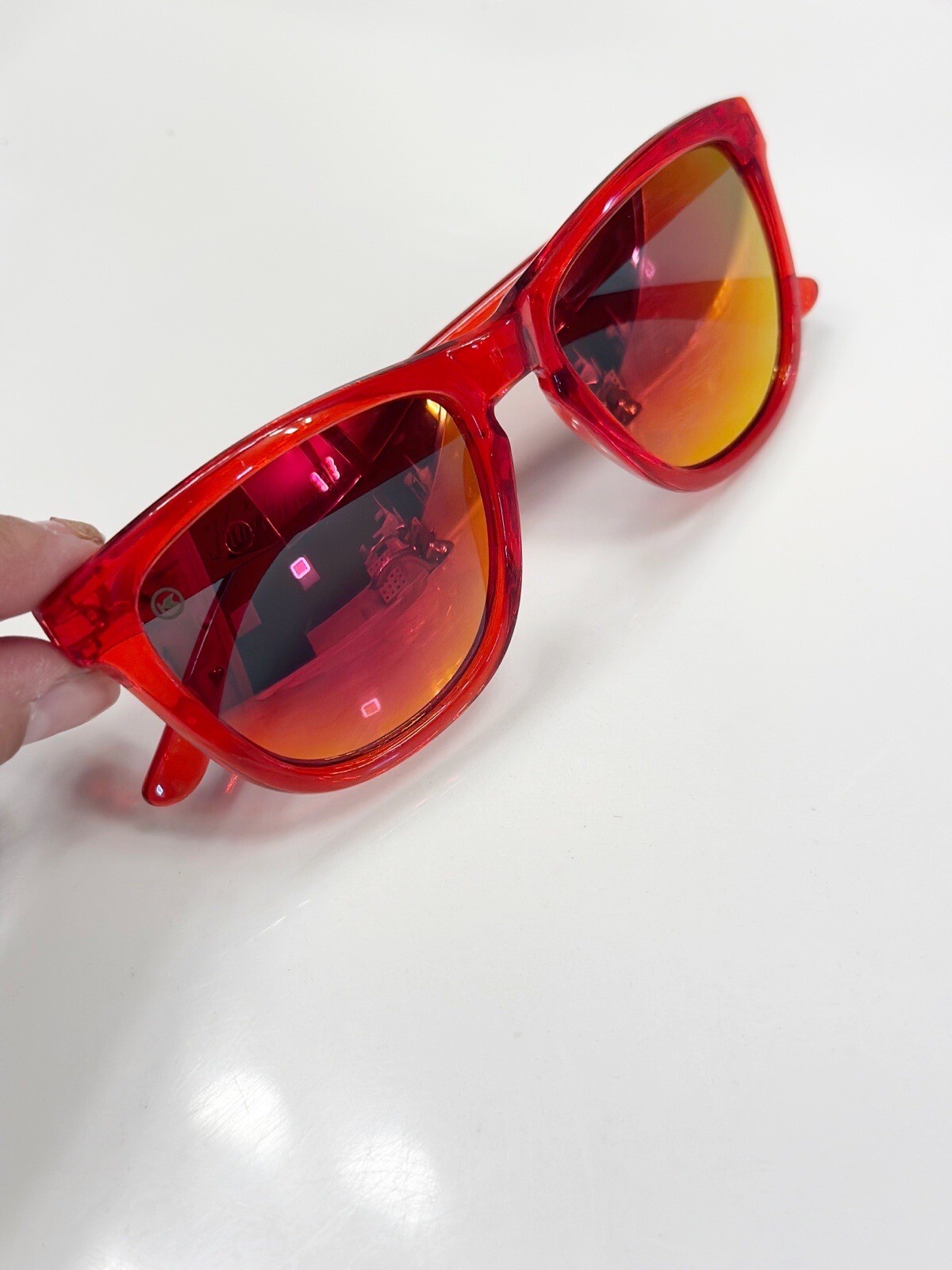 Red Knockaround Premiums Glossy Frames Mirror Mon… - image 4