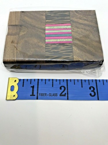 USA 3" WOODEN DUGOUT BOX SET 2” METAL TOBACCO SMOKING STASH BOWL ONE HITTER PIPA - Picture 11 of 12