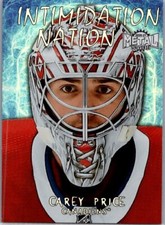 2020 Skybox Metal Universe #IN-6 Carey Price Intimidation Nation