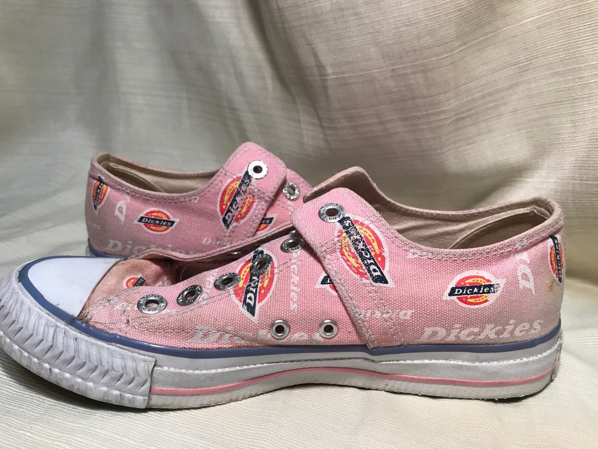 Dickies Low Top Canvas Sneakers Shoes Mens 6.5 All Over