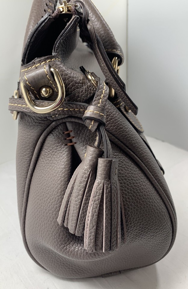 Dooney & Bourke Pebble Grain Satchel Elephant 🐘 🐘 Color | eBay