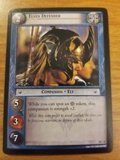El Señor de los Anillos TCG Traición y Engaño 18C9 Defensor Elfo LOTR CCG
