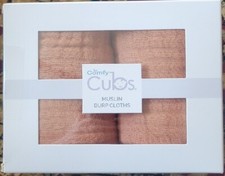 Comfy Cubs Muslin Burp Cloths Large 100 Cotton Hand Washcloths for Babies Ba...