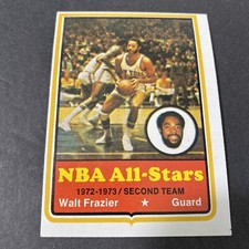 1973 Topps Basketball Walt Frazier New York Knicks Card #10 Hall of Fame