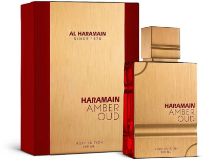 Al Haramain Amber OUD Ruby Edition 200ml Eau De Parfum Spray - Neu & Versiegelt