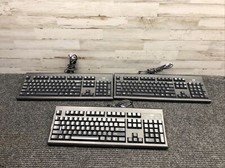 Used Lot of 3 WYSE Keyboards PS/2 port Model: KB-3923 Black