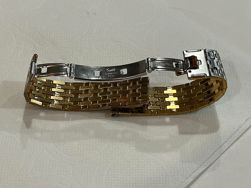 18mm SPEIDEL LUXUS GELBGOLD S.S. ARMBAND HERREN VINTAGE UHRENARMBAND 6,75" - Bild 12 von 15