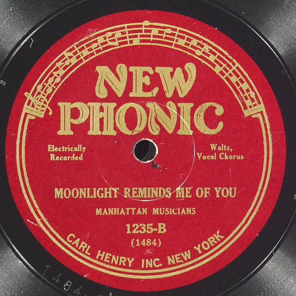 MANHATTAN MUSICIANS I Can'T Do Without You NEW PHONIC 1235 VG 78 10