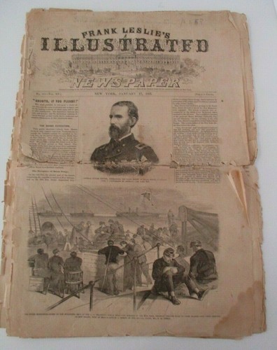 Jan.17,1863 FRANK LESLIE'S ILLUSTRATED Newspaper, Emancipation Proclamation, etc
