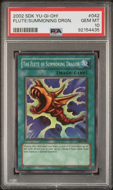 Yugioh The Flute of Summoning Dragon 2002 SDK-042 Starter Deck