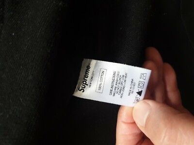 Supreme Mandarin collar jacket M hoodie coat Jacket black