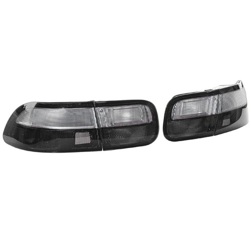 Smoke White Rear Tail Light Lamp Fit For Honda Civic Sedan Coupe 1992-95 EG EG9 - Foto 3 di 8