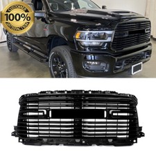For 2019 2020-2024 Ram 2500 3500 4500 Laramie Diamond Black Front Bumper Grille