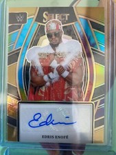 2024 Select WWE Edris Enofe Tie Dye Prizm Parallel Signature Autographed /25