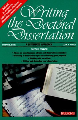 Writing the Doctoral Dissertation Paperback Gordon B., Straub, De