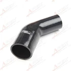 2.5" To 1.75'' inch ID 45 Degree Silicone Hose Reducer Turbo Coupler Pipe Black