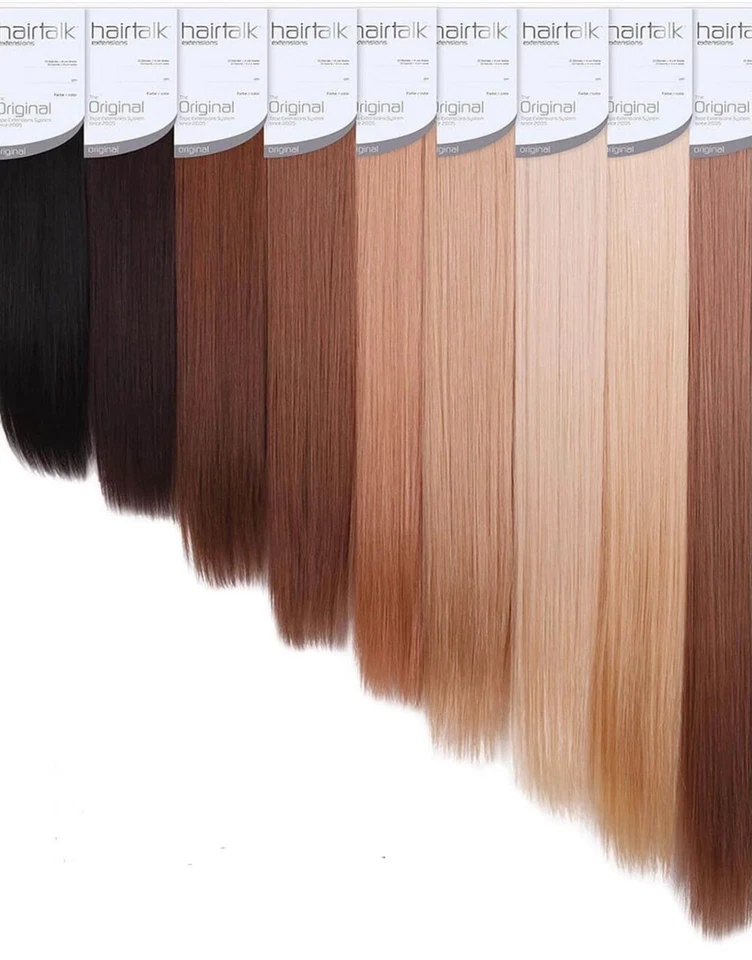 Лента HairTalk для наращивания волос горячие головы человеческие волосы БЕСПЛАТНАЯ ДОСТАВКА - упаковка из 12 шт. - Изображение 2 из 2