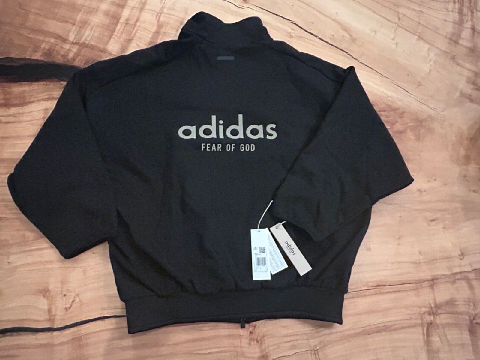 NEW Fear Of God X Adidas I Athletics Heavy Fleece Jacket Large New Release Black