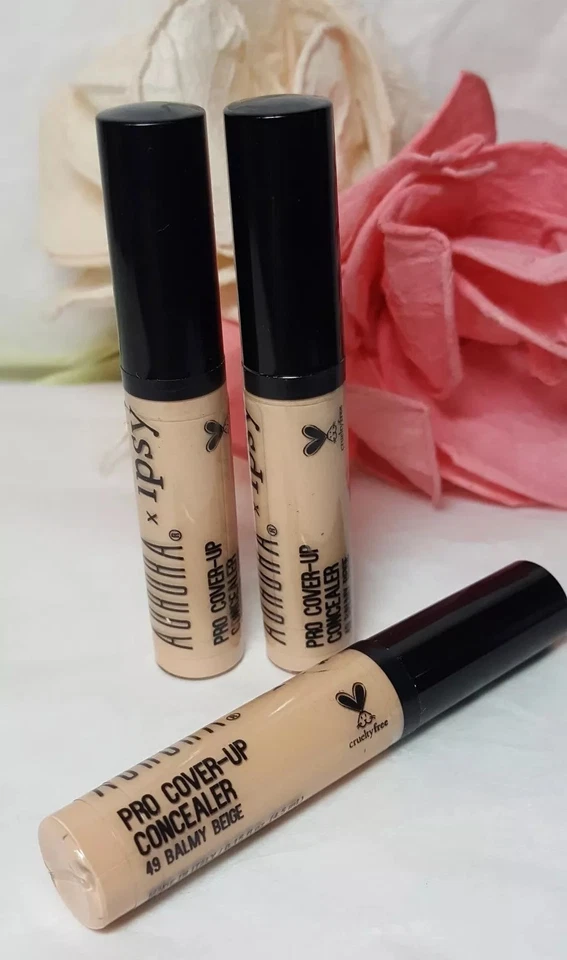 Lot of 3 Aurora Pro Cover-Up Concealer in 49 Balmy Beige .15 oz x3 IPSY - Image 2 of 2