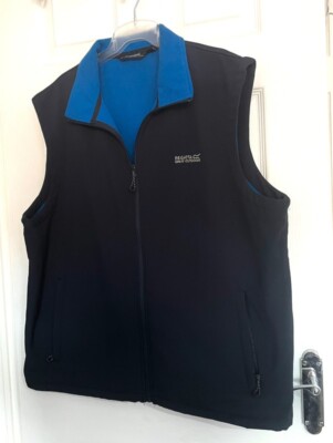 Regatta Mens Navy Blue Waistcoat/Gilet With Fleece Interior Size