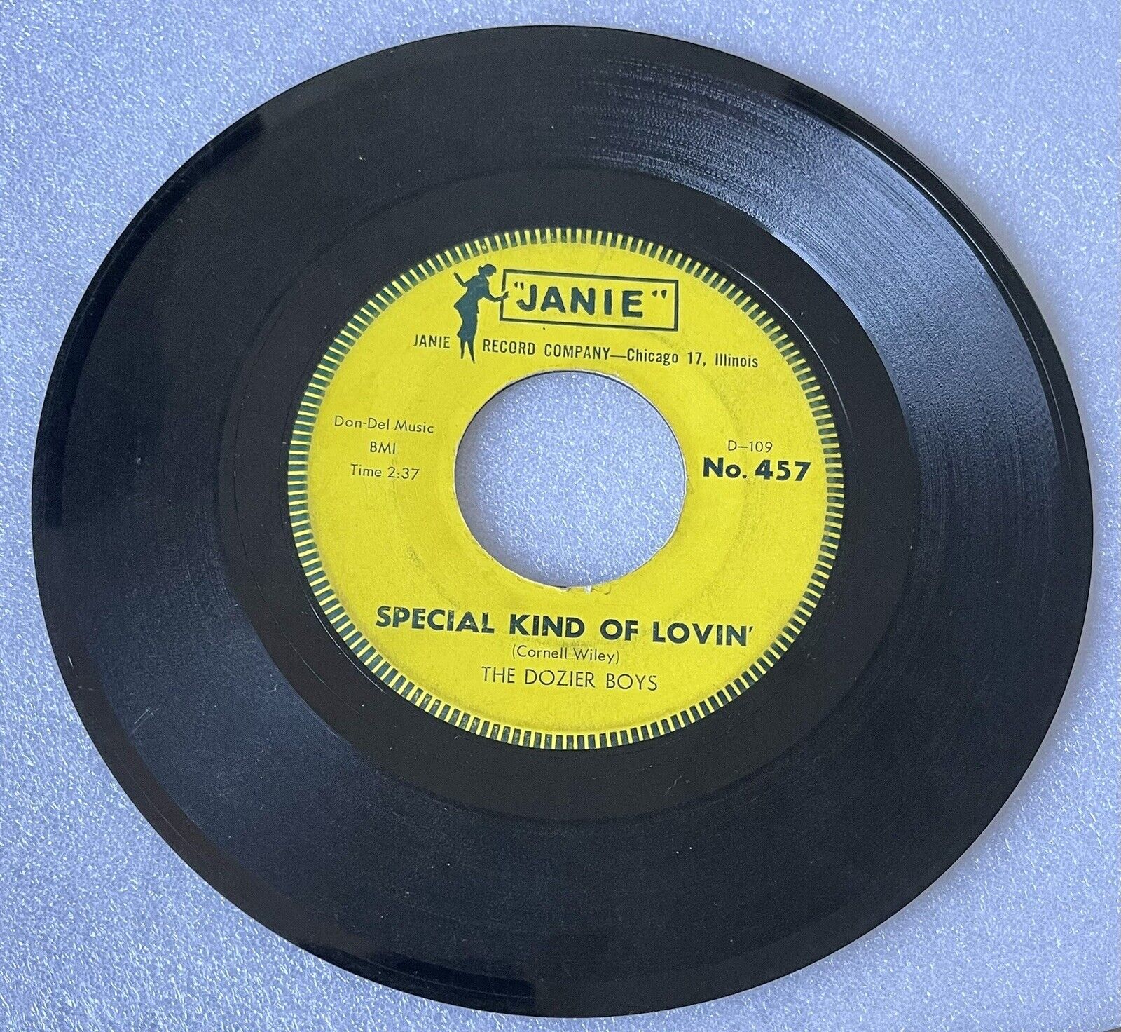 Dozier Boys Special Kind Of Lovin'/Wondering Lover Janie Records 45