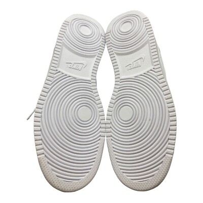 Nike Court Vision Mid Sneakers Triple White CD5466-100 Men display picture 2