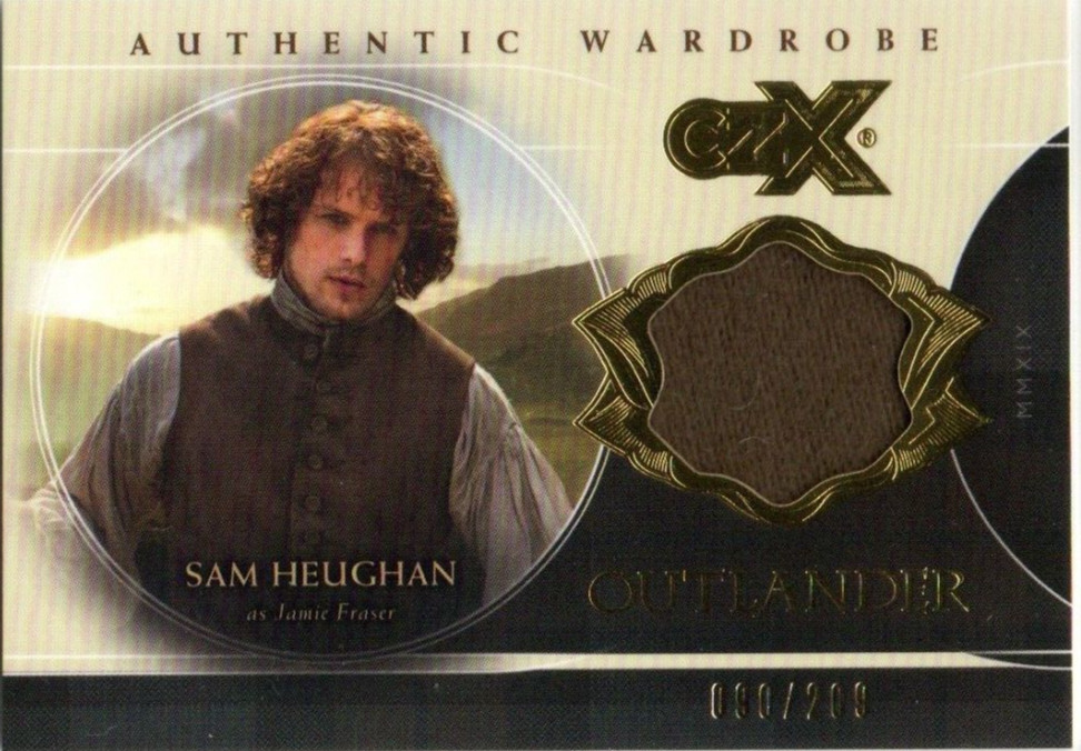 Outlander CZX: W12 Sam Heughan as Jamie Fraser Costume Card #090/209