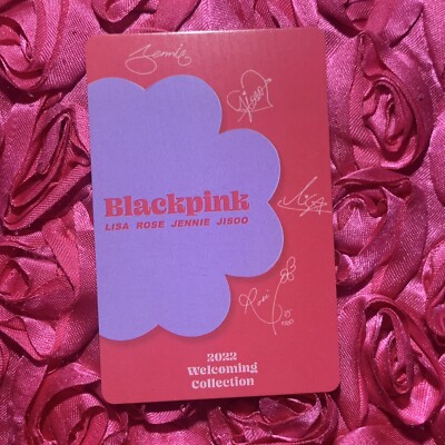Jennie BLACKPINK SIGN Girl KPOP Photo Goddess Card Wink Purple | eBay