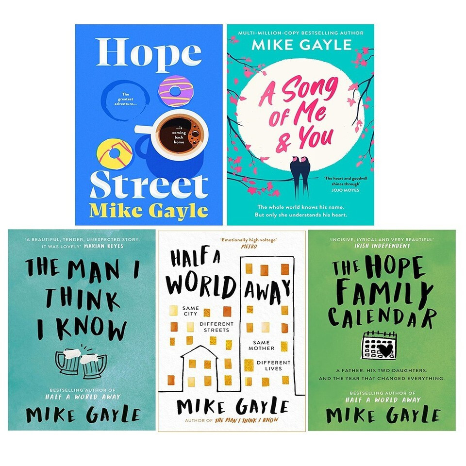 Mike Gayle Collection 5 Books Set A Song of Me You,Hope Family, Hope Street HB