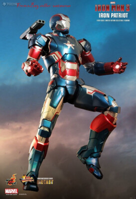 Perfect Hot Toys 1/6 Mms195 Iron Man 3 Iron Patriot In Stock New