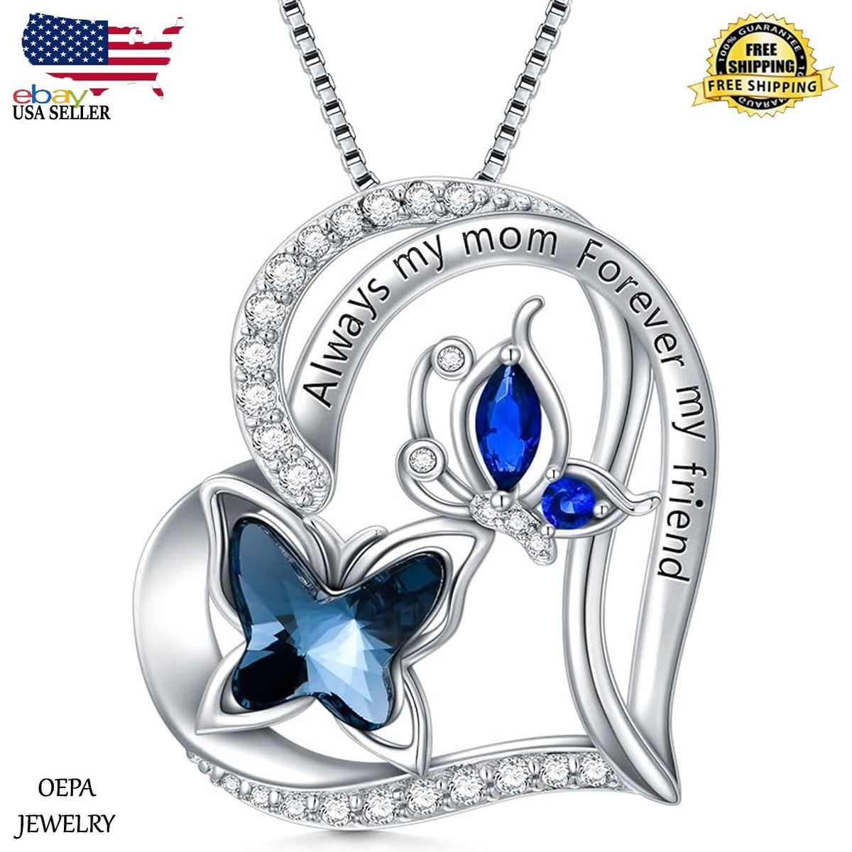 925 Sterling Penguin Heart Necklace 925 Sterling Silver Yafeini