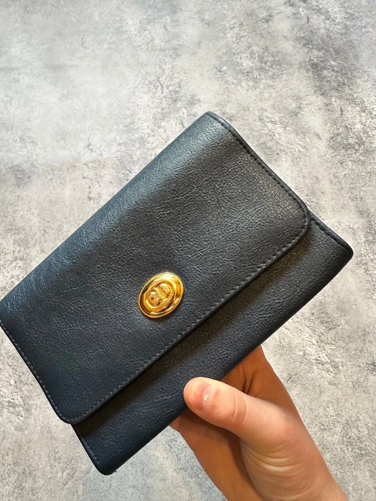 Pochette Christian Dior bleue