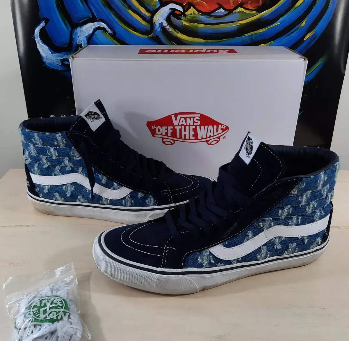 Louis Vuitton Supreme Denim VANS custom