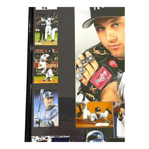 New York Yankees Derek Jeter Photo Collage With Two Derek Jeter Signatures - Picture 6 of 14