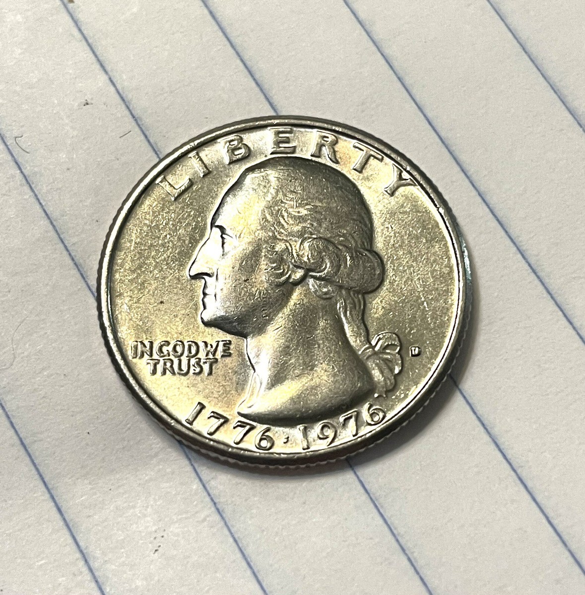 【SOLD】UNION 76 マネークリップ 1976 Bicentennial Quarter Error Repunched Mint Mark | eBay