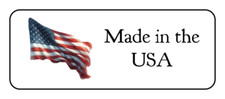 30 Made in the USA stickers, labels, tags