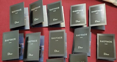 12X DIOR SAUVAGE ELIXIR FRAGRANCE SAMPLES 1 ML EACH FOR MEN 
