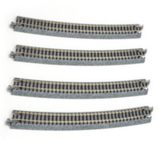 Kato 20-150 N Scale 718mm 28 1/4" Radius 15  Curve Track Set 4 PCS UniTrack