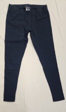 Lands' End Women's Knit Skinny Fit Pull On Leggings- Navy - Small NWOT 