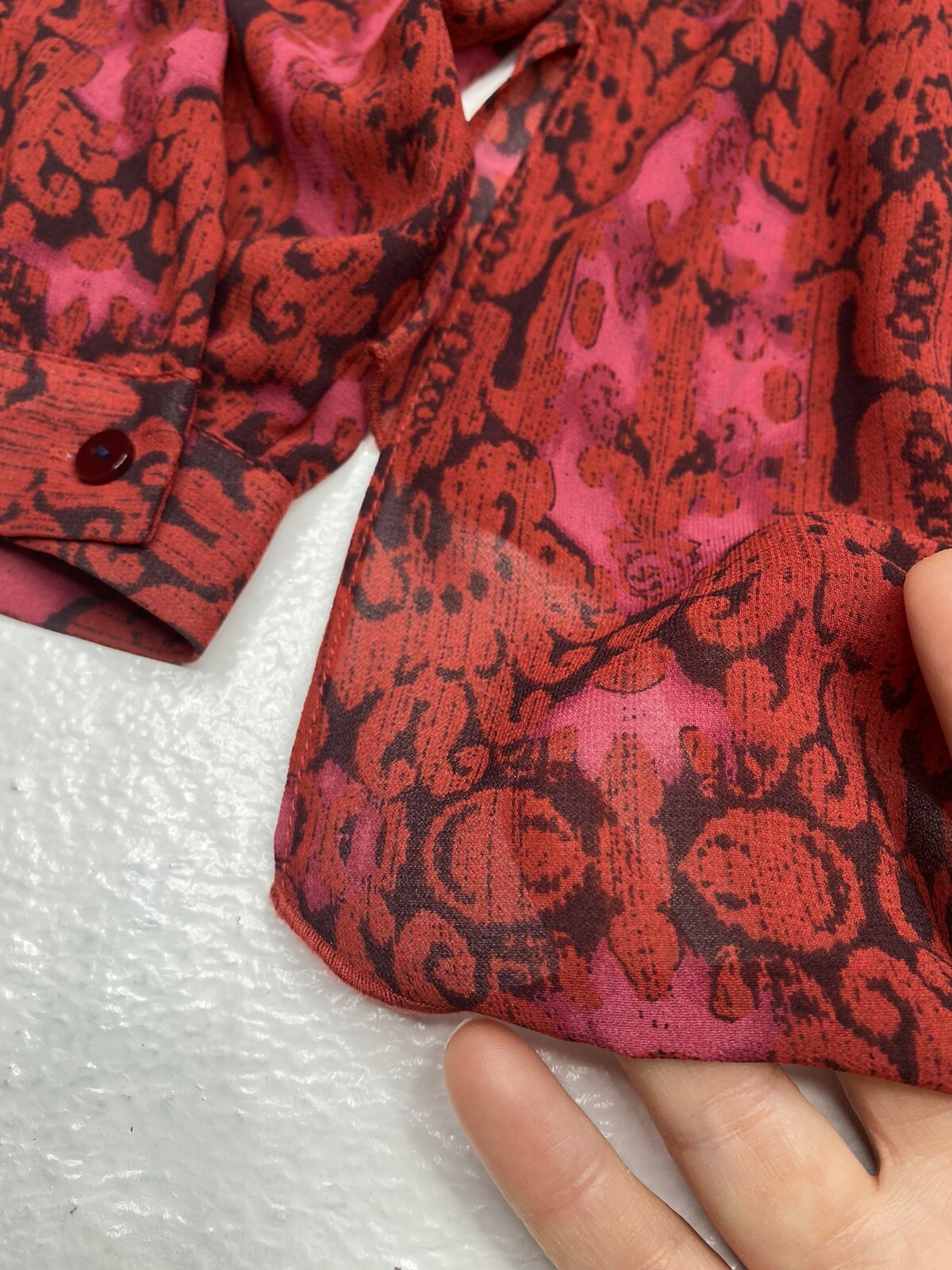 Chicos Size 0 Multicolor Geometric Pattern Long S… - image 10