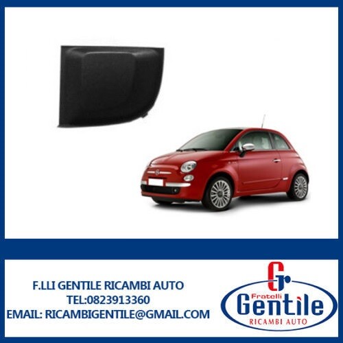FIAT 500 AB 2007 NEBELSCHEINWERFERKAPPE STOßSTANGE VORNE LINKS FAHRERSEITE - Bild 2 von 4