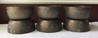 Lot of 6 Antique Chinese Metal Bowls with Chinese Inscriptions