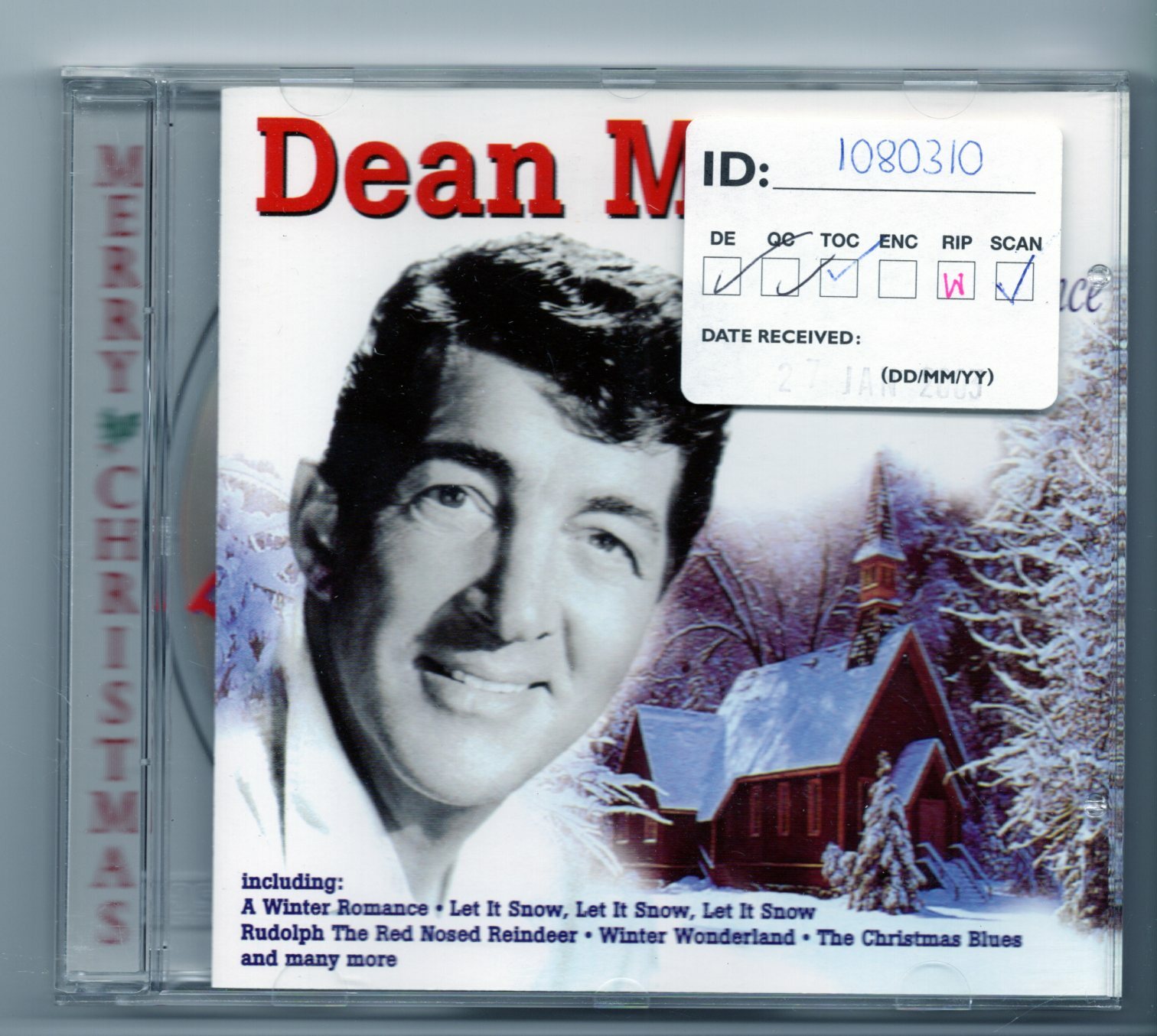 (JG722) Dean Martin, A Winter Romance - 1998 CD