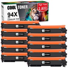 10 Pack CF294X 94X Toner Cartridge For HP LaserJet Pro M118dw MFP M148dw M148fdw