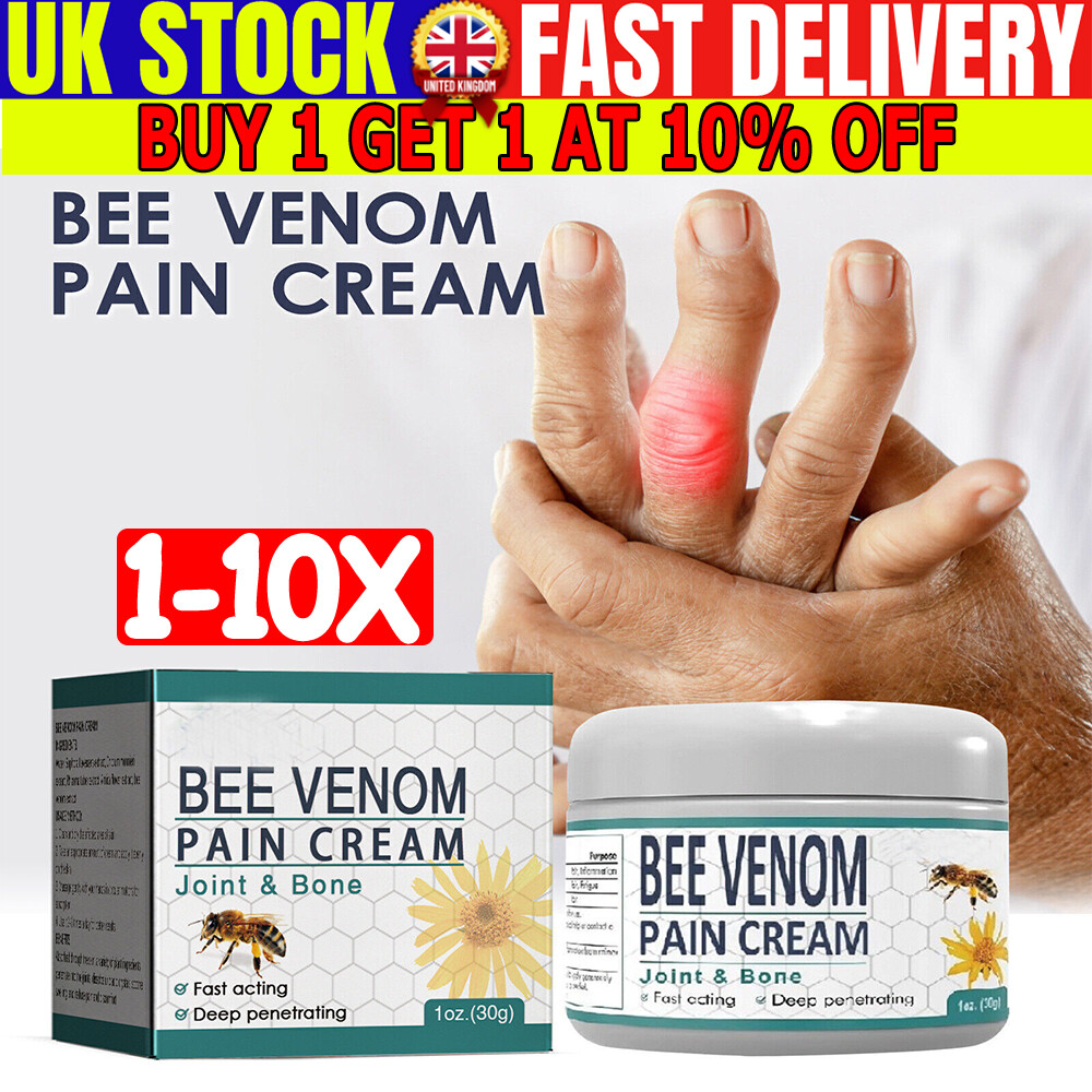 110x Bee Venom Pain Cream for Joint Bone Healing Arthritis Pain Relief
